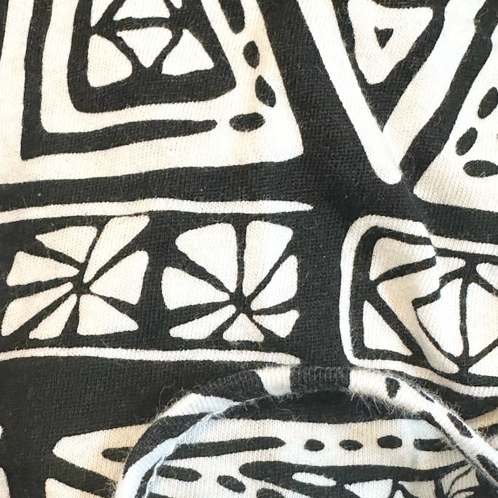 Sundress O’NEILL Maxi Dramatic Blk White Batik Adjust Strap Cotton Sz S/P S - Picture 16 of 16